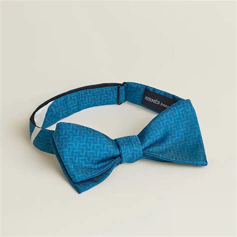 hermes noeud papillon mini bow tie original price|Noeud papillon silk tie Hermès Black in Silk .